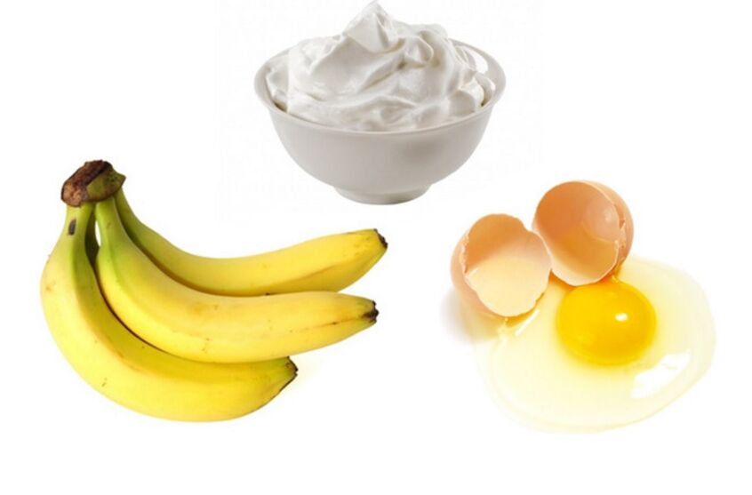 انڈے اور کیلے کا ماسک جلد کی تمام اقسام کے لیے موزوں ہے۔